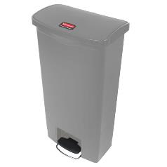 Rubbermaid Slim Jim Front Step 68 litre bin Grey